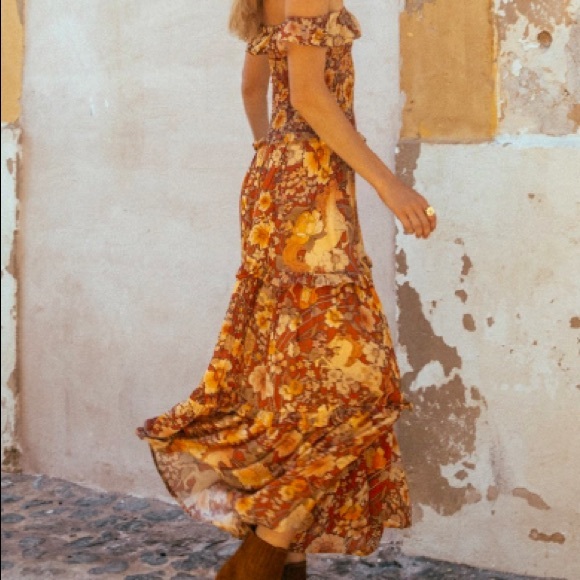 amethyst shirred sundress spell